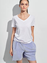 Shorts Terry Printed Baby Lavender | Another Brand