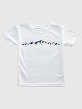 Daniel T-shirt Mountains White | Re-Bello