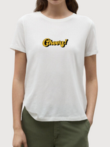 Sara Cheers T-Shirt Bianca | Re-Bello 