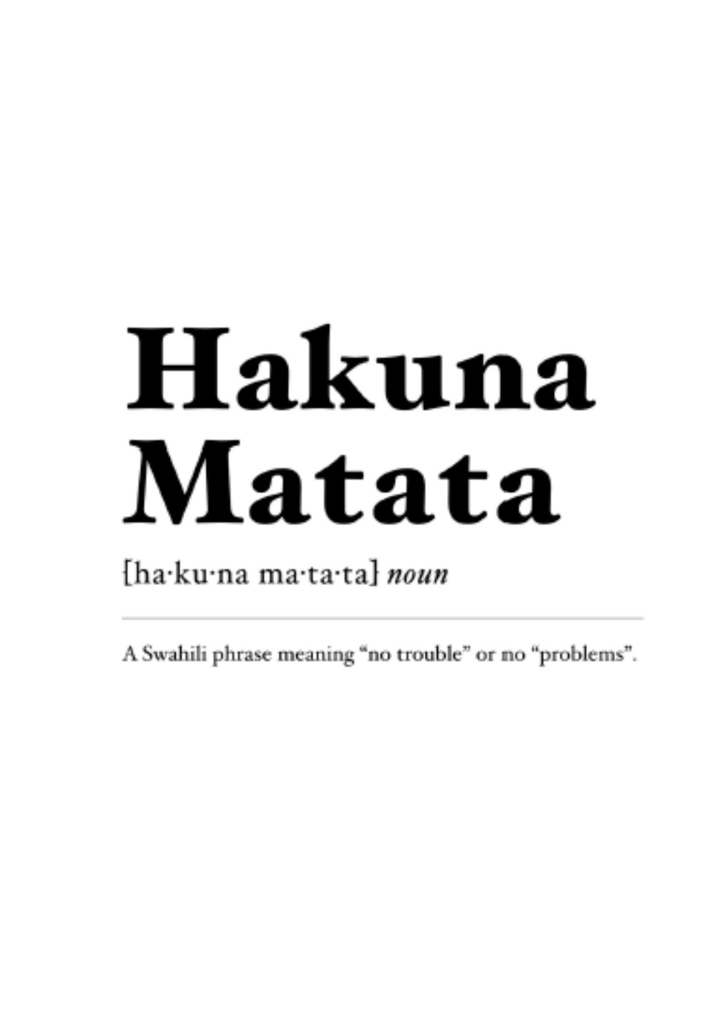 T-shirt di Sara Hakuna Matata Bianco | Re-Bello