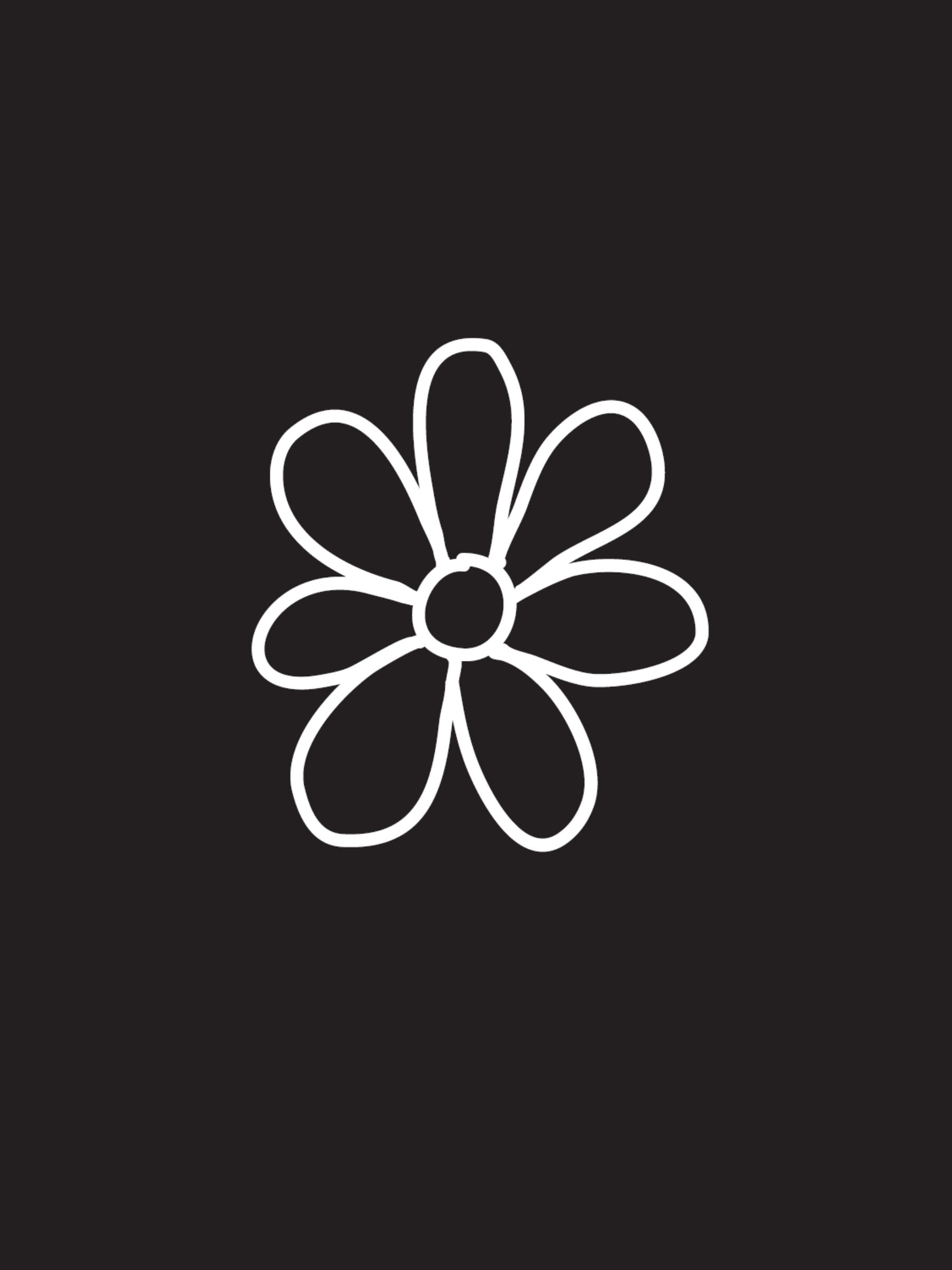 Sara T-shirt Flower Schwarz | Re-Bello
