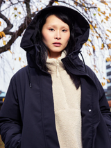 Jacket Mia Zip Fleece Beige Woman | Makia