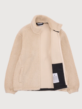 Jacket Mia Zip Fleece Beige Woman | Makia