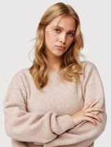 Aino Leichte Beige Damen Pullover | Makia