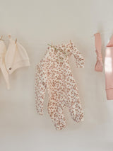 BABYSUIT con fiori fuori bianco | Dirkje