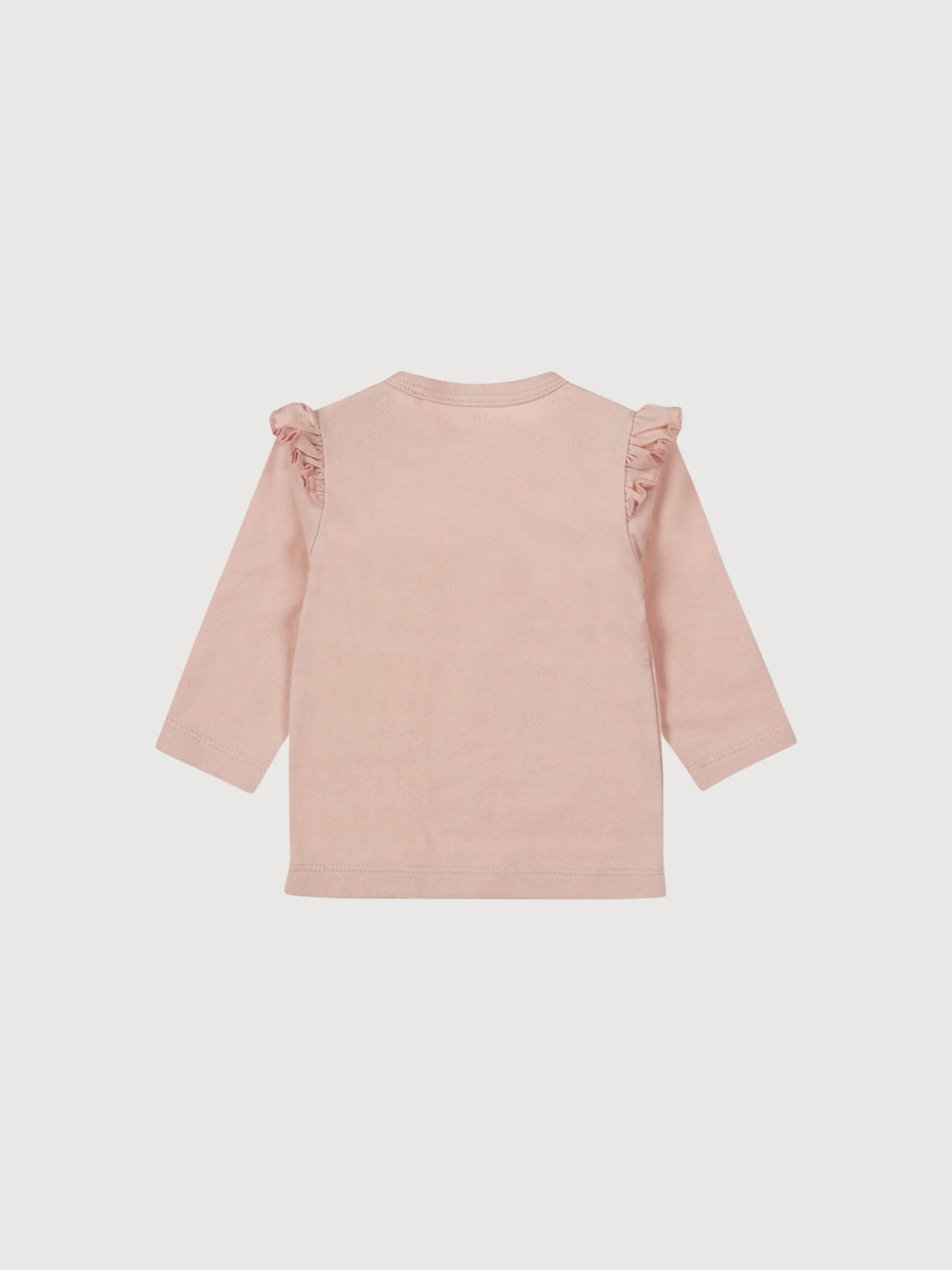 Longsleeve leggero polveroso rosa | Dirkje