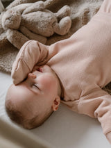 Babysuit Light Dusty Pink | Dirkje