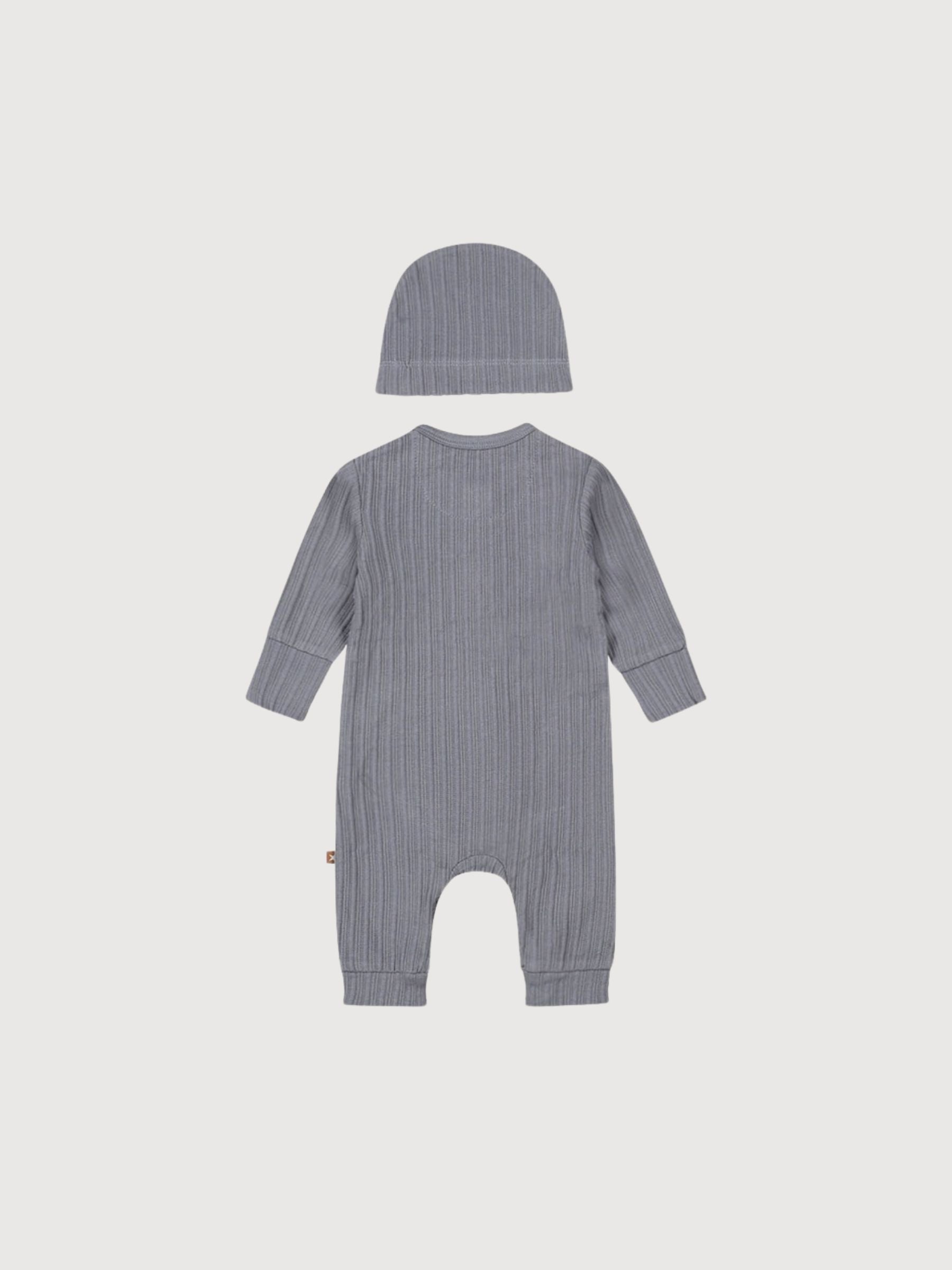 Babysuit verblasste blau | Dirkje