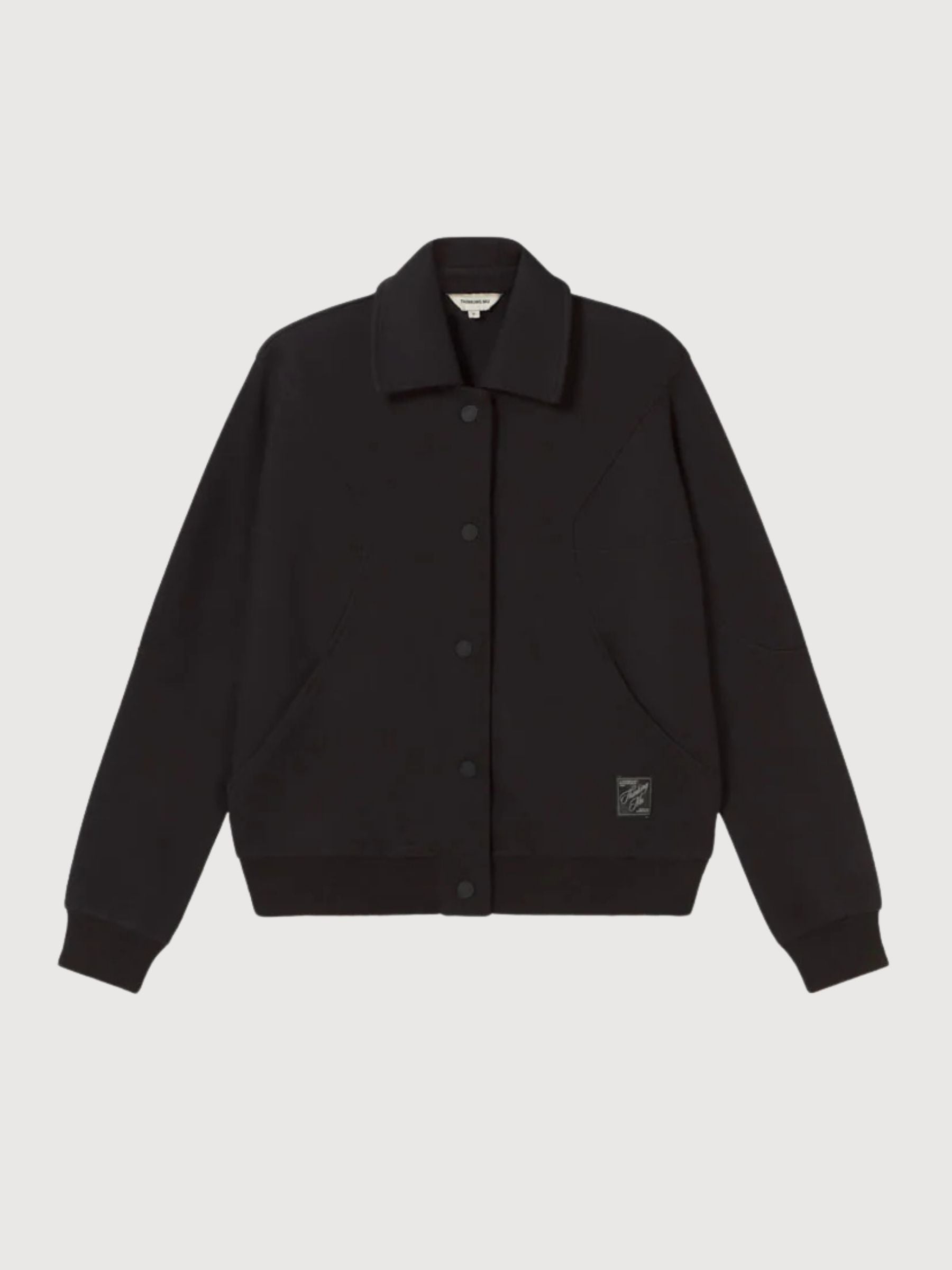 Giacca Maisie Donna Nera Cotone | Thinking Mu