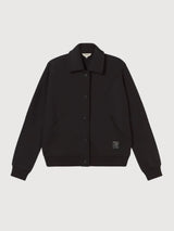 Giacca Maisie Donna Nera Cotone | Thinking Mu