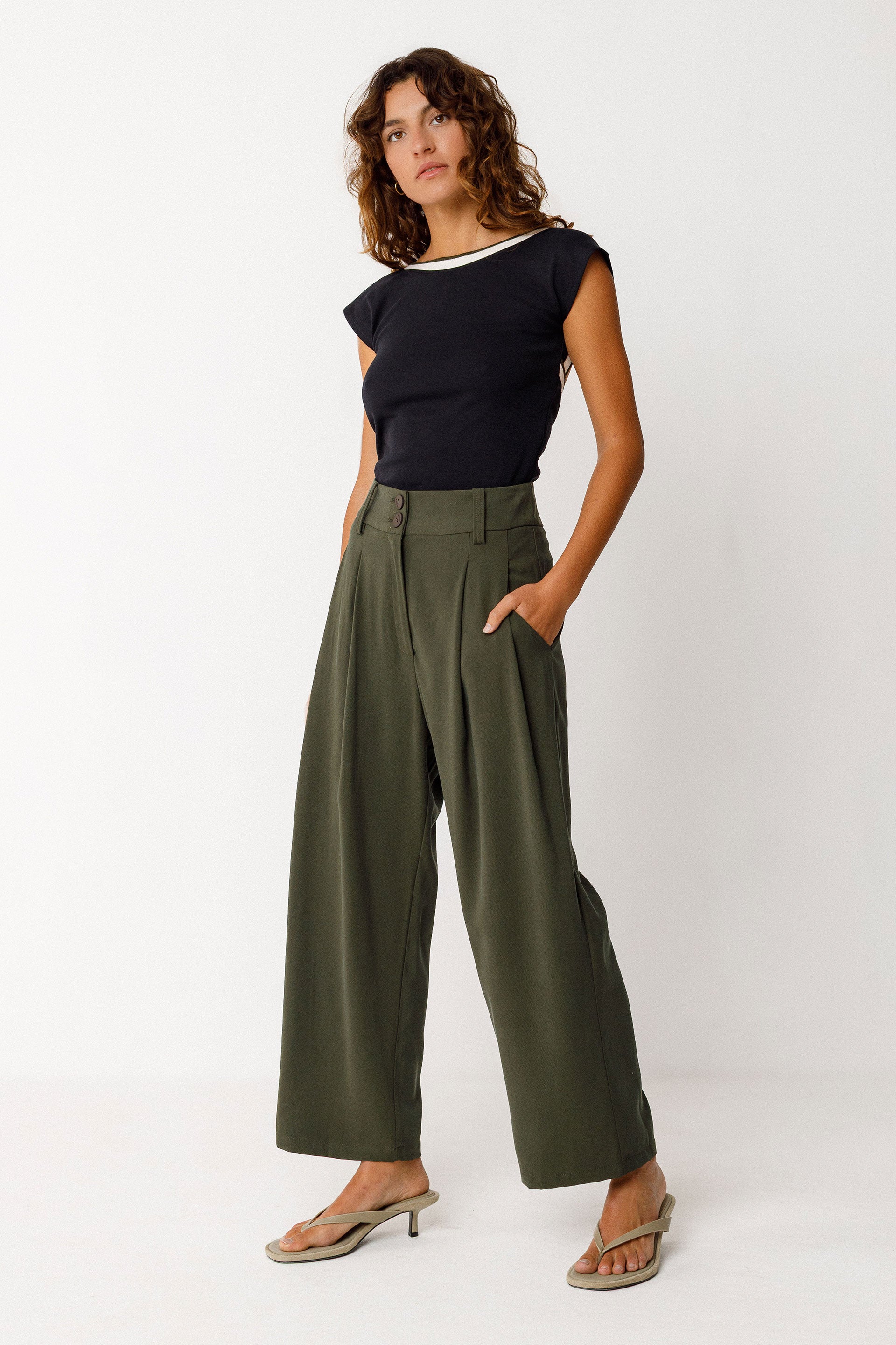 Top Aroa Black Woman Gots Cotton | Skfk