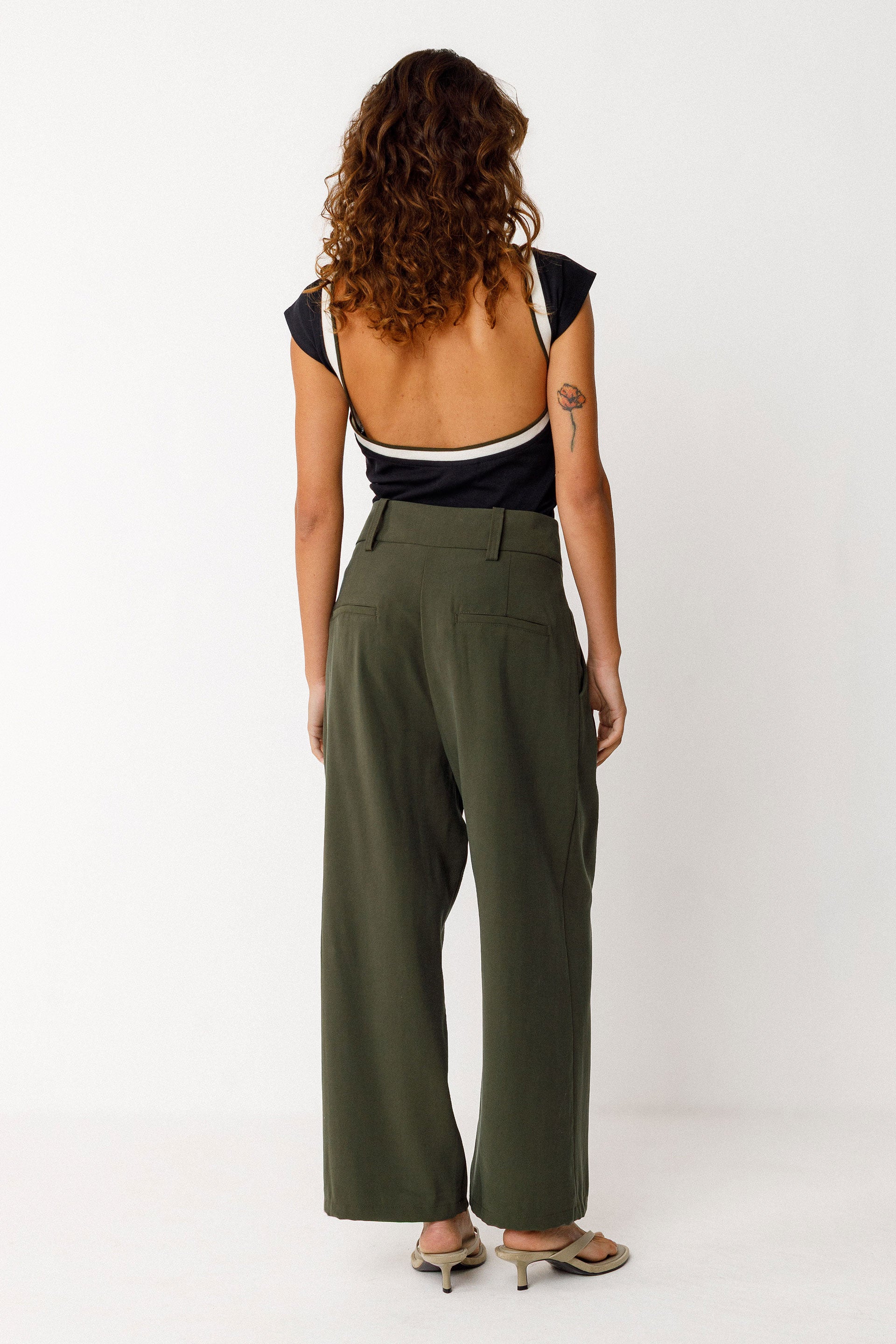 Top Aroa Black Woman Gots Cotton | Skfk
