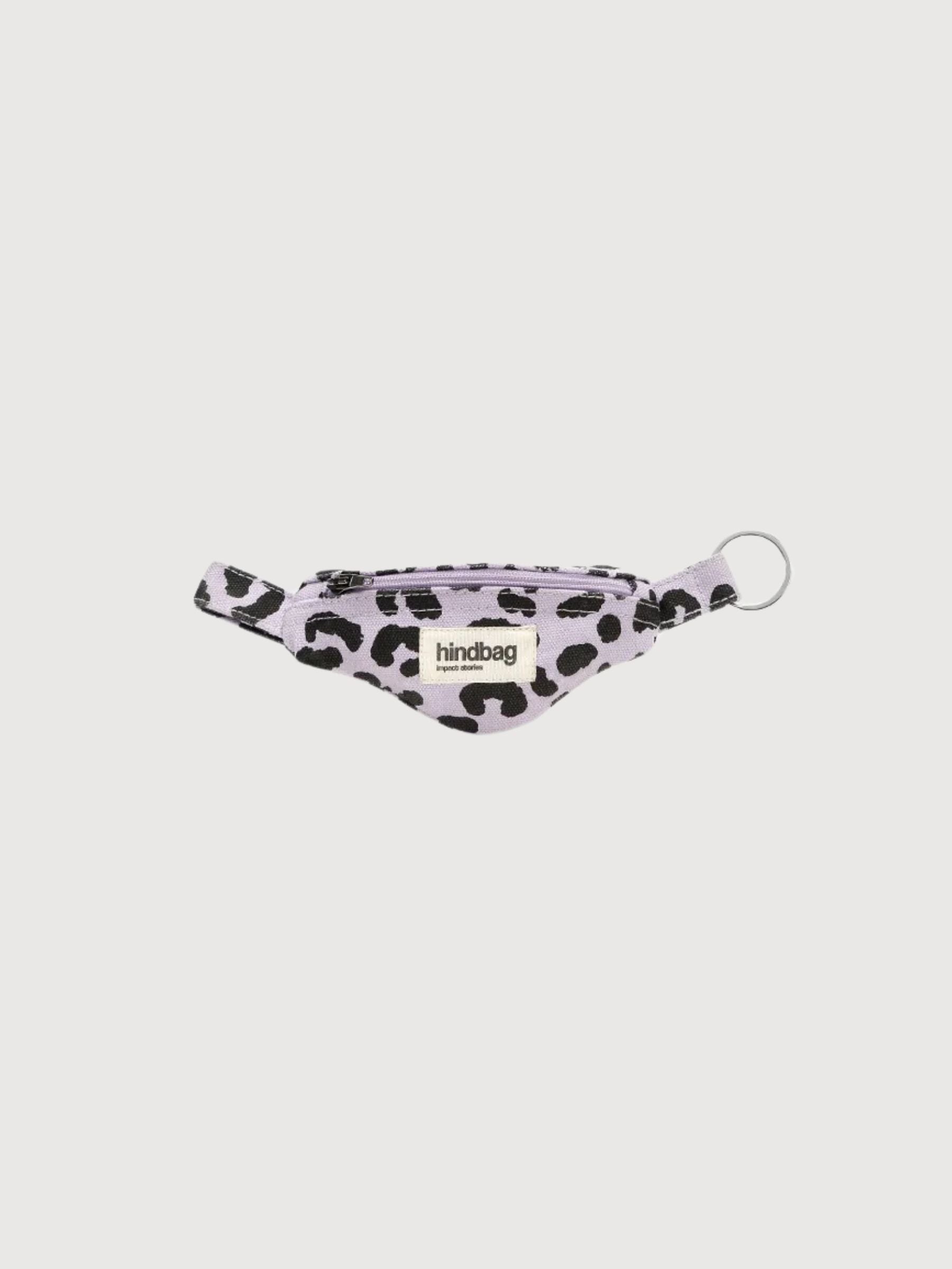 Come Bag Leopard Lila portachiavi  | Hindbag
