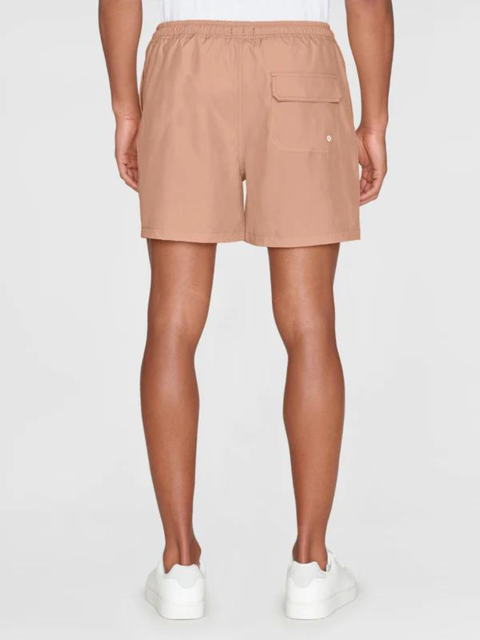 Schwimmen kurze Männer braune recycelte Polyester | Knowledge Cotton Apparel