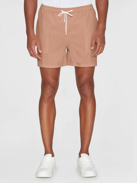 Schwimmen kurze Männer braune recycelte Polyester | Knowledge Cotton Apparel