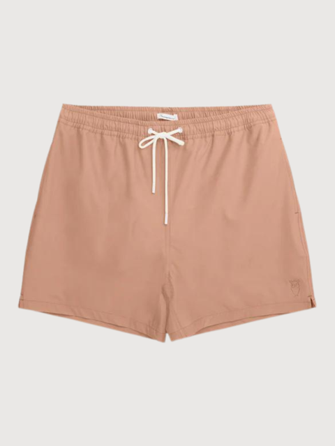Schwimmen kurze Männer braune recycelte Polyester | Knowledge Cotton Apparel