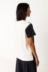 T-Shirt Graxi Woman Cream Gots Cotton | Skfk