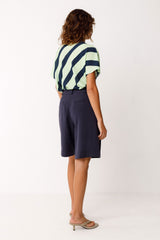 Bermuda Trouser Laida Navy Woman | Skfk