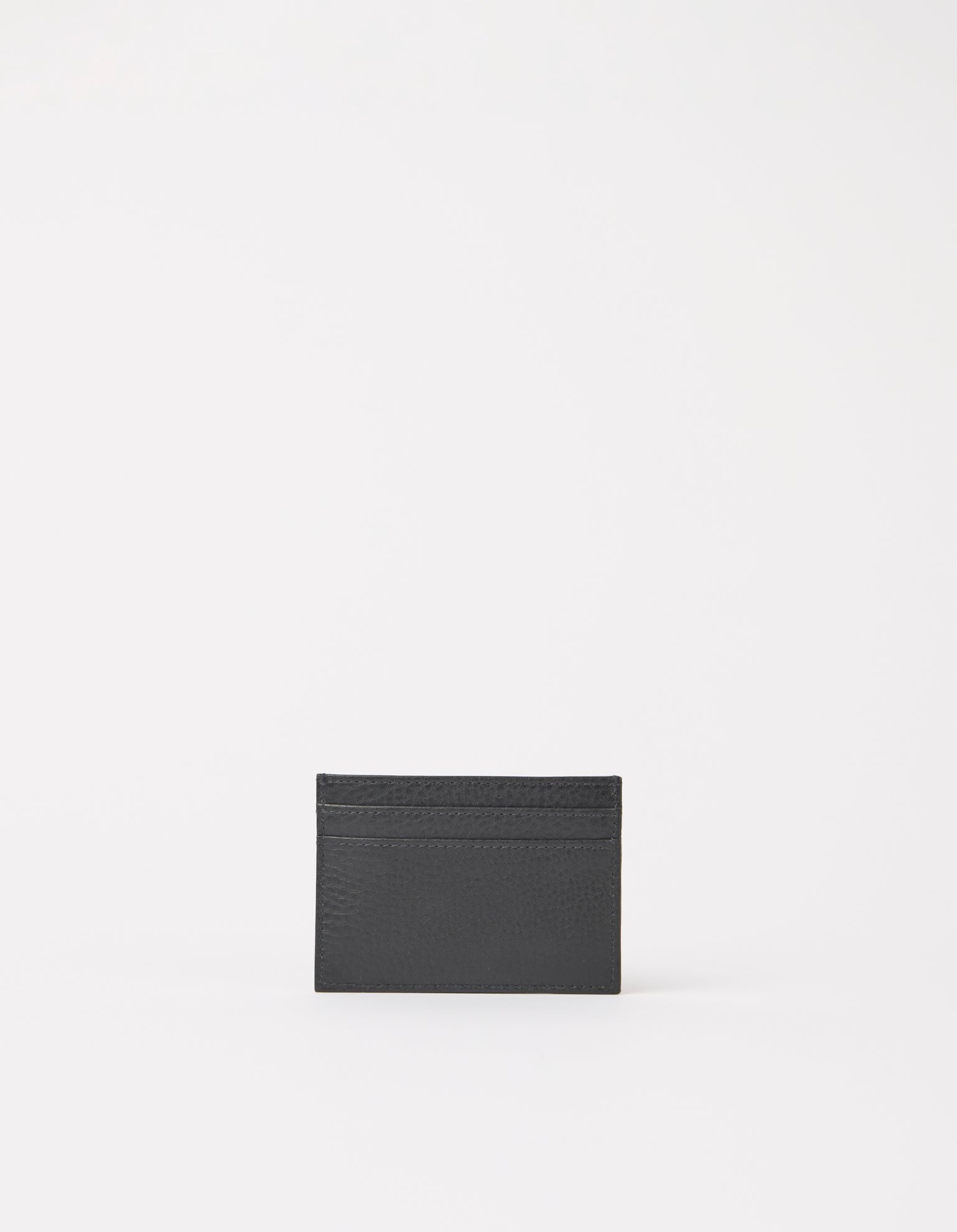 Portacarte Mark – Pelle morbida martellata nera | O My Bag