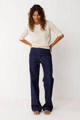 Shirt Muike Ivory Woman Gots Cotton | Skfk