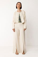 Trouser Narea Ivory Woman | Skfk