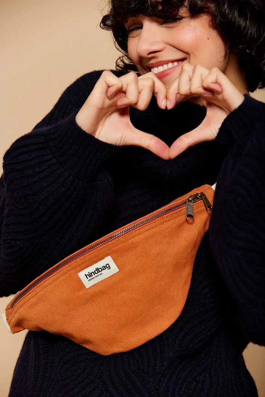 Gürtelbeutel Olivia Sienne in Bio -Baumwolle | Hindbag