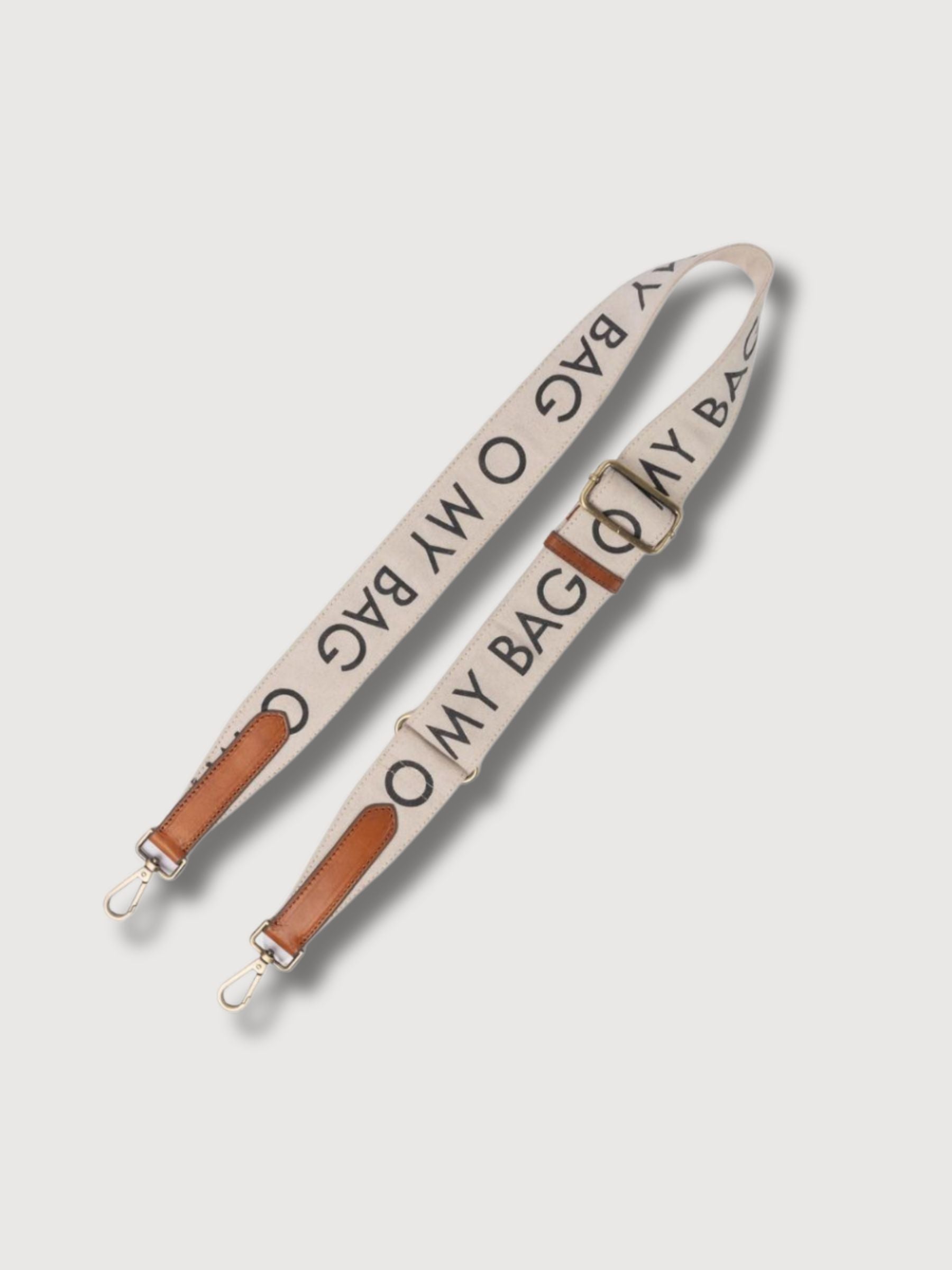 Logo Strap Cognac | O My Bag