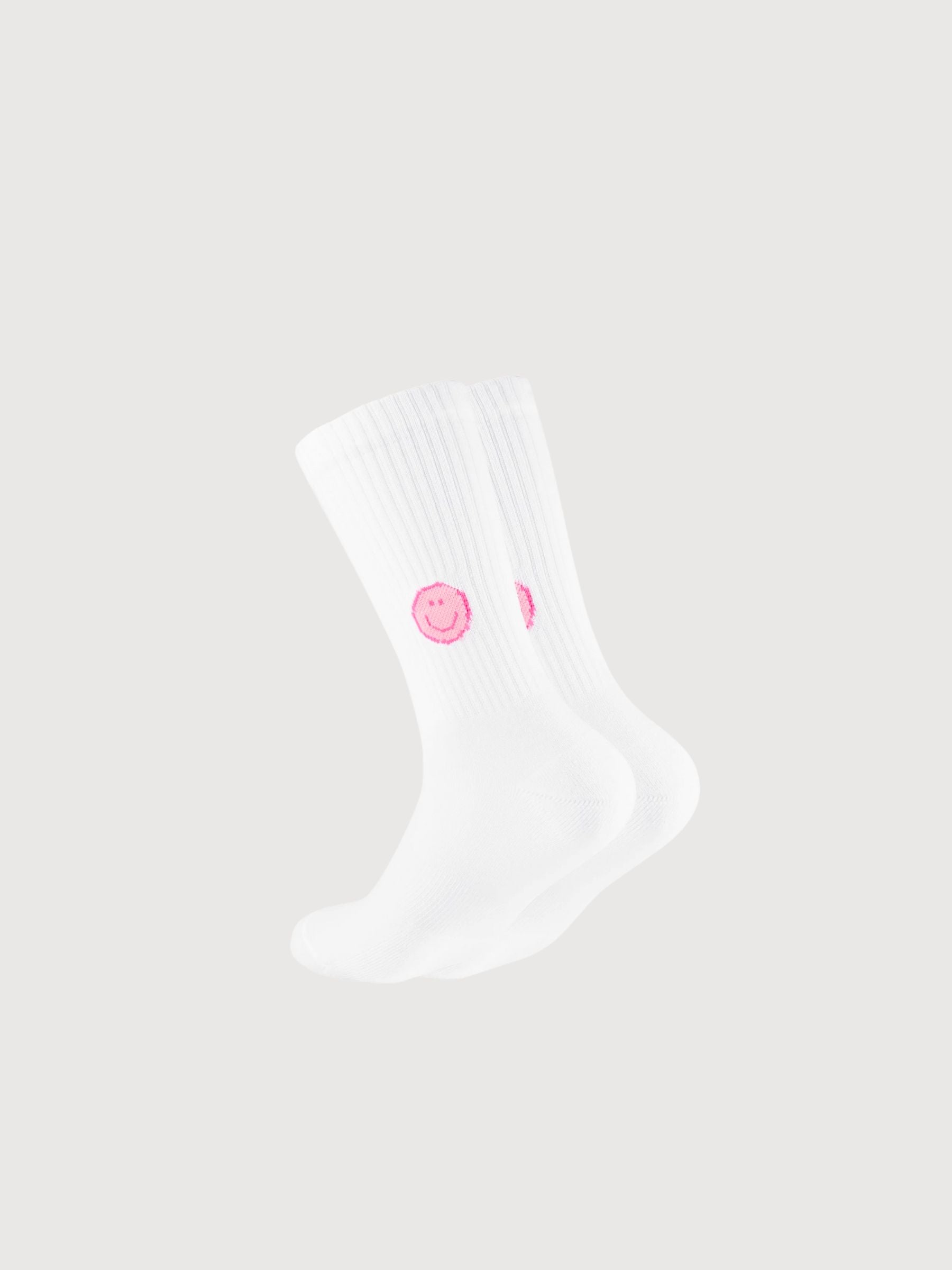 Icons Socks Pink Smile | Ooley