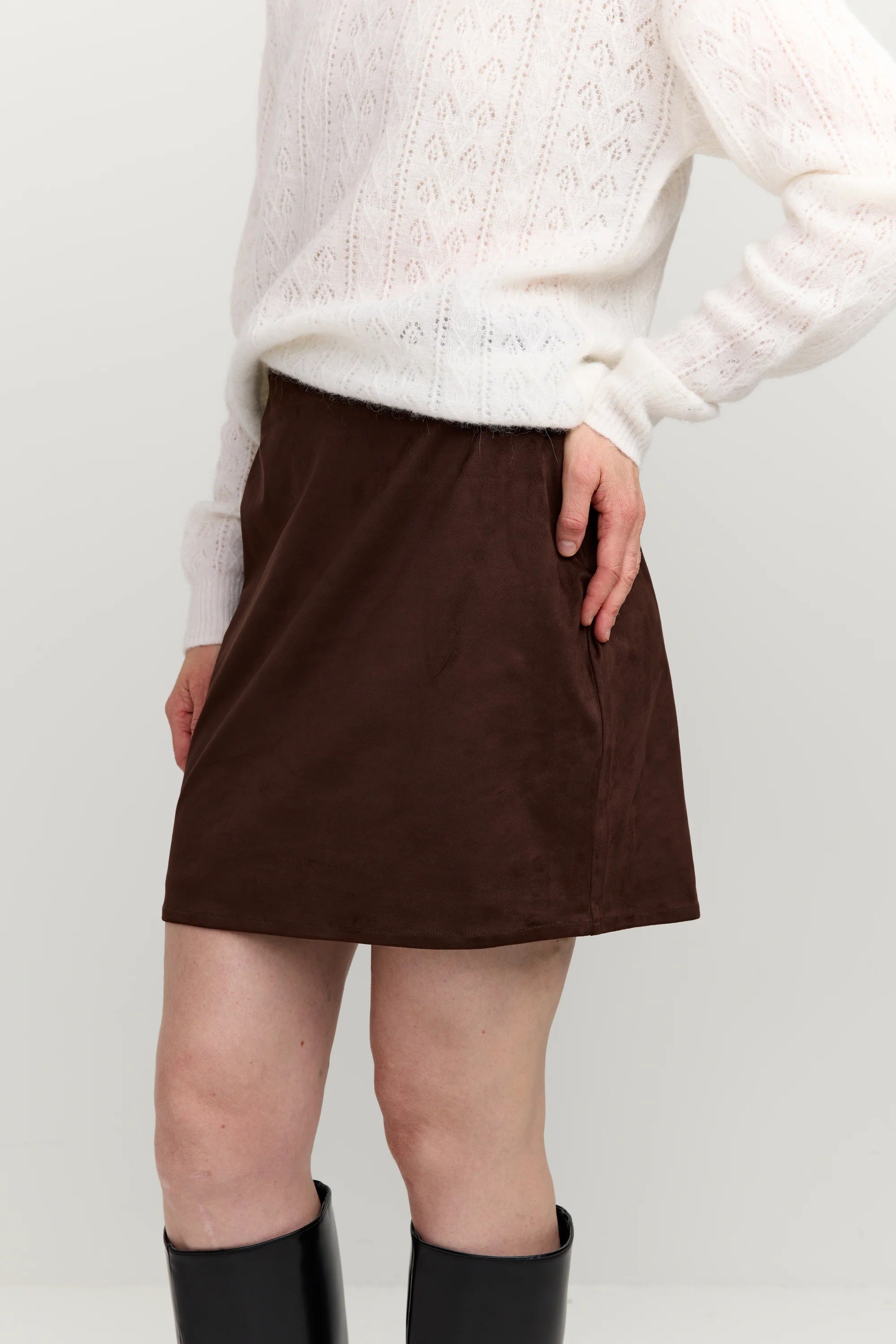 Minigonna da donna Sue – Marrone Scuro | Makia