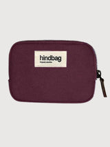 Purse Lili Prune in organic cotton | Hindbag