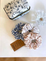 Scrunchies Chouchous  Jaipur set of 3 in organic cotton | Hindbag