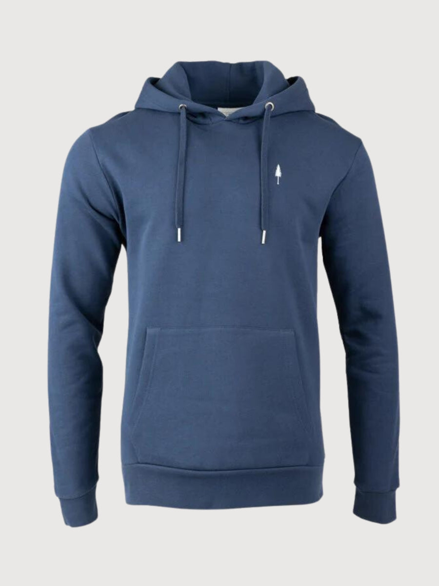 Tree Hoodie Unisex Navy in Organic Cotton | Nikin