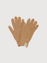 Gloves Pier Paolo Beige in regenerated cashmere | Rifò